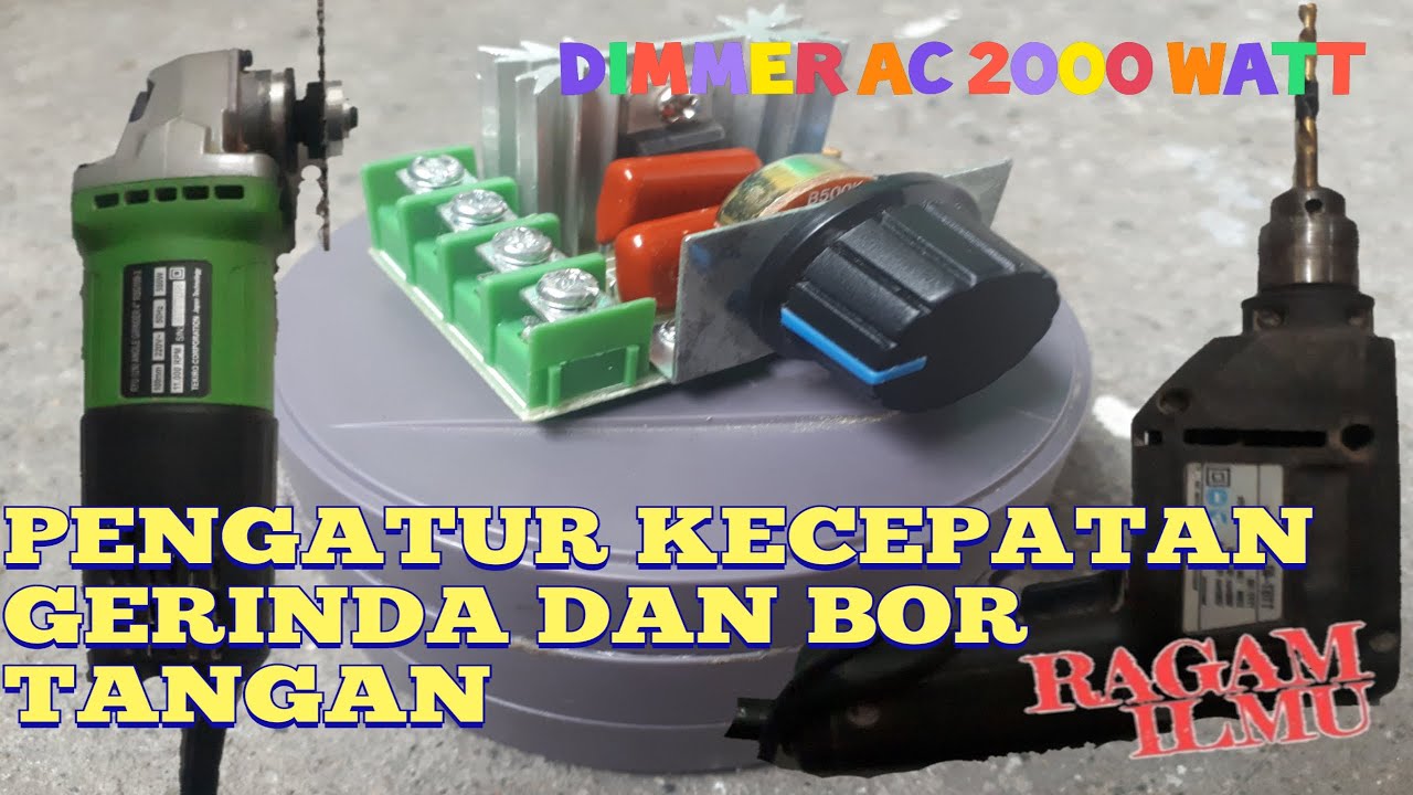 Cara Kerja Pengatur Kecepatan pada Bor Listrik: Prinsip Dasar dan Teknologi